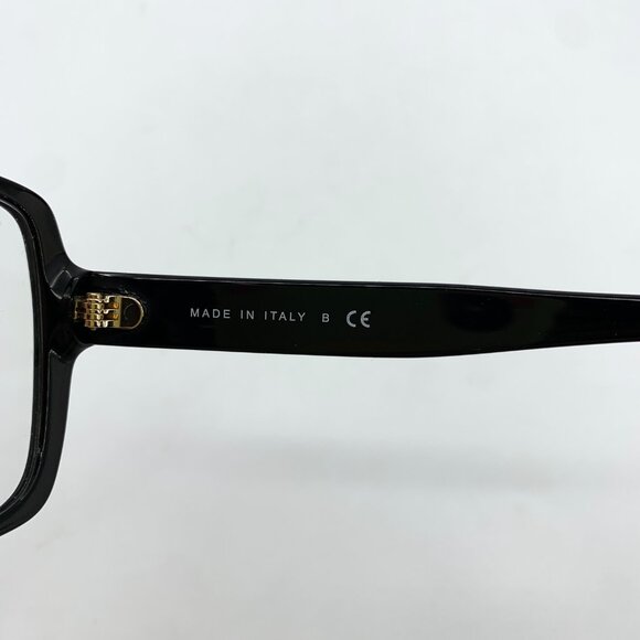GW0232 Chanel Chanel black side logo square frame optical glasses with original - Picture 3 of 9